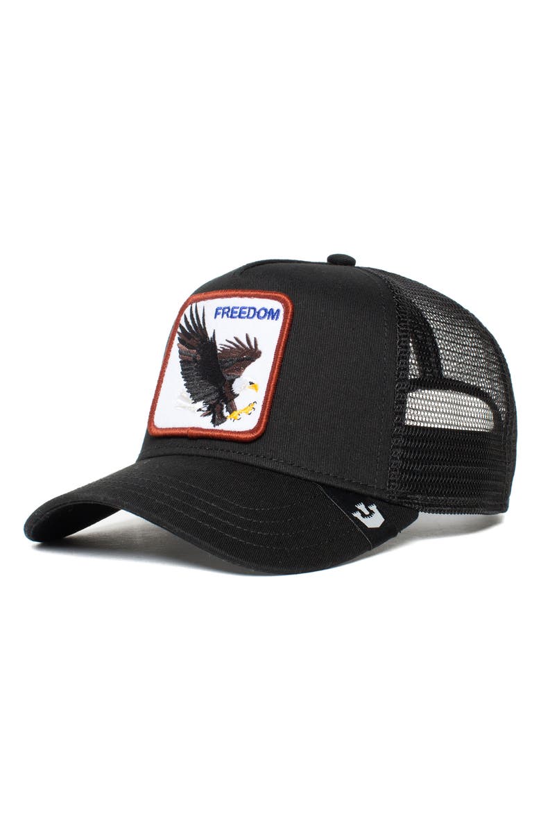 Goorin Bros. The Freedom Eagle Trucker Hat, Main, color, 