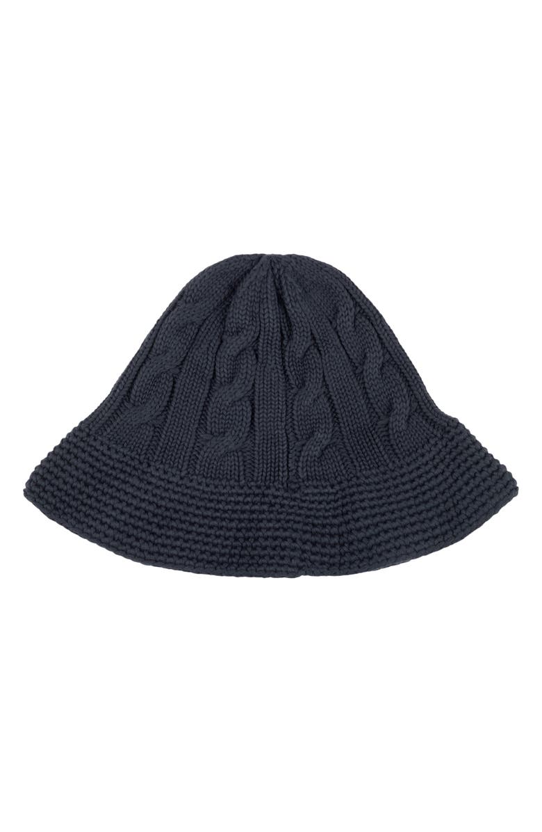 Polo Ralph Lauren Cable Stitch Bucket Hat, Alternate, color, Navy