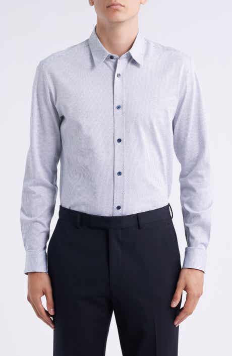 BOSS Roan Kent Slim Fit Button-Up Shirt