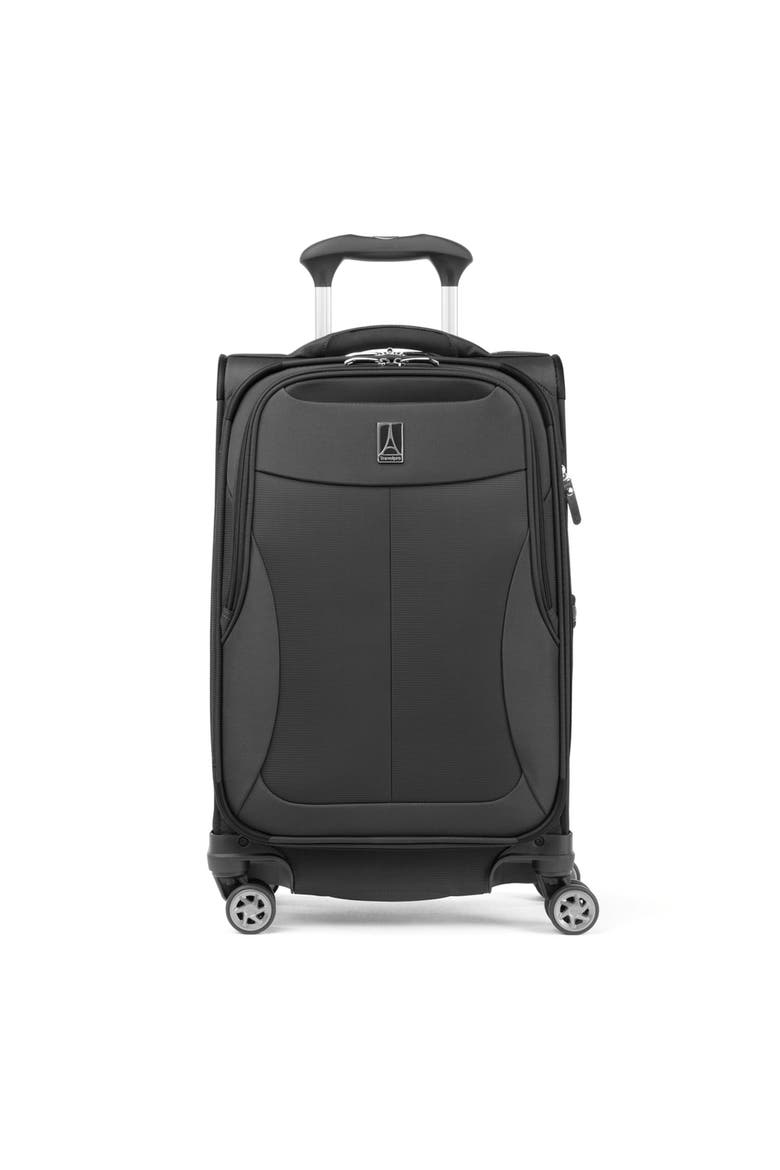 Walkabout 6 Softside Expandable 2 Piece (20"/25") Spinner Luggage Set, Alternate, color, Jet Black