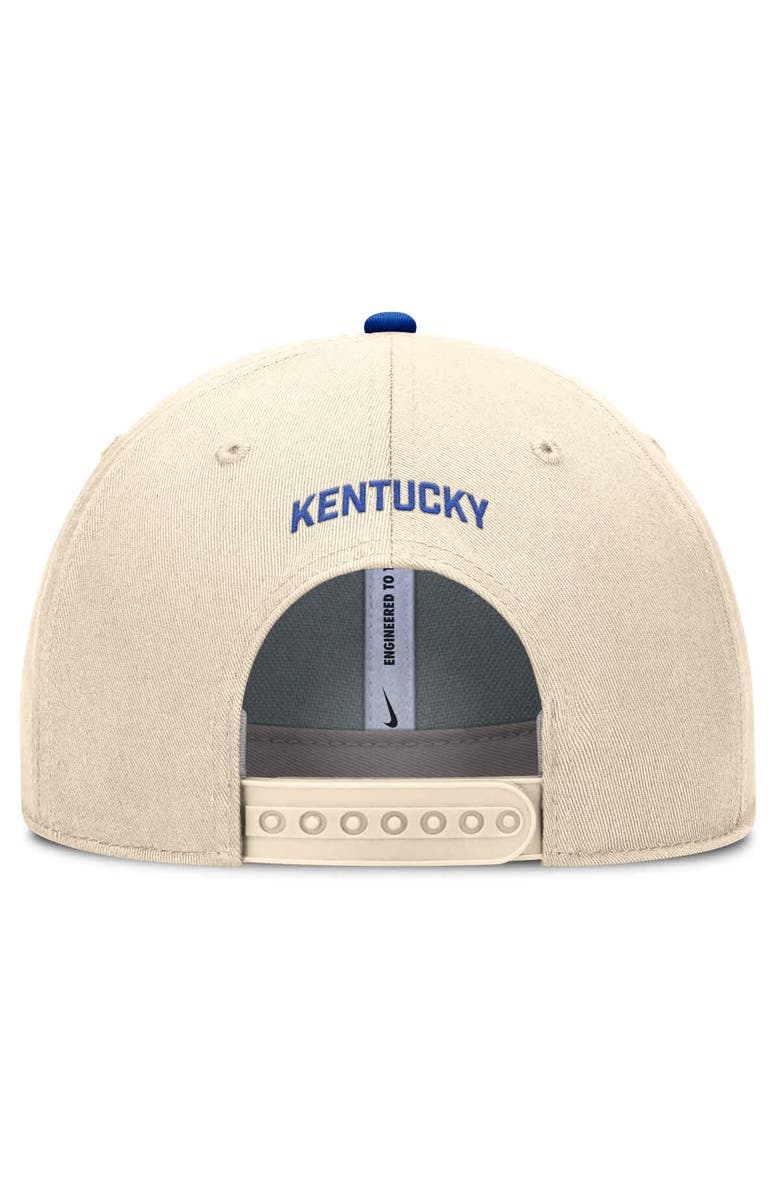 Nike Men's Nike Natural Kentucky Wildcats Rise Primetime Performance Trucker Adjustable Hat, Alternate, color, Natural