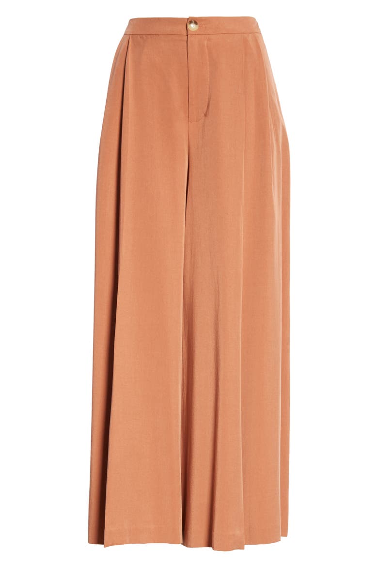 Pleated Culottes, Alternate, color, VINTAGE ROSE