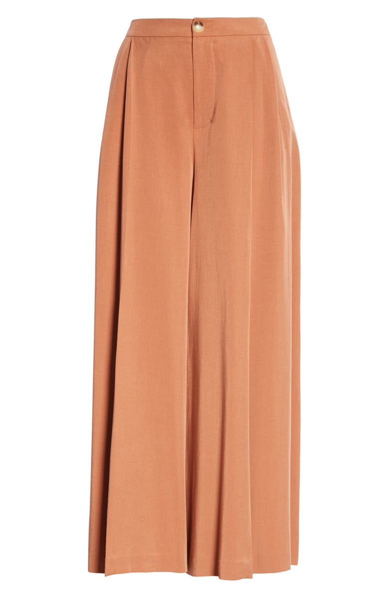 Vince Pleated Culottes, Alternate, color,