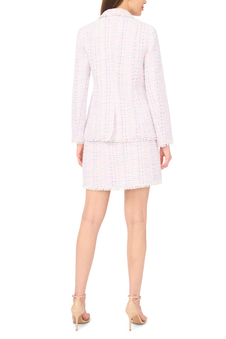 Frayed Edge Tweed Blazer, Alternate, color, NEW IVORY