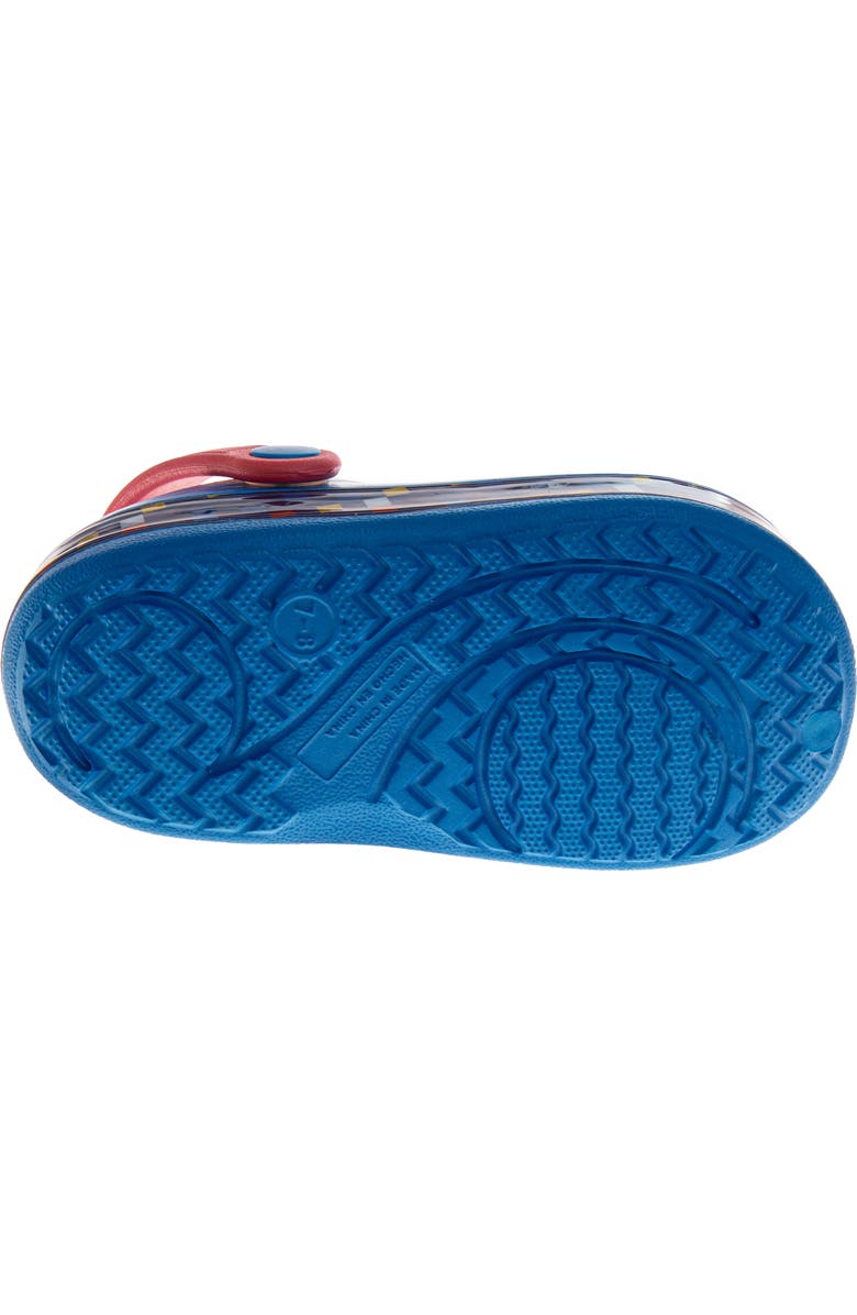 Sonic the Hedgehog Clogs, Alternate, color, Blue Red