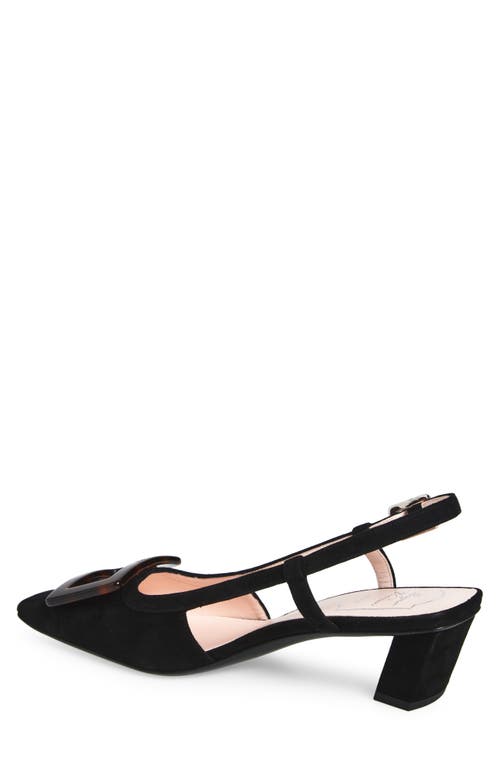 Roger Vivier Vivier Slingback Pumps Turtle Buckle Detail In Black