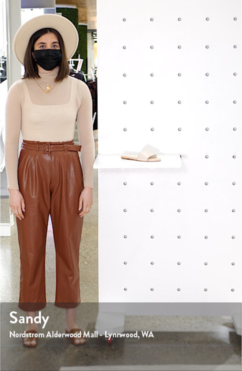 T Monogram Slide Sandal, sales video thumbnail