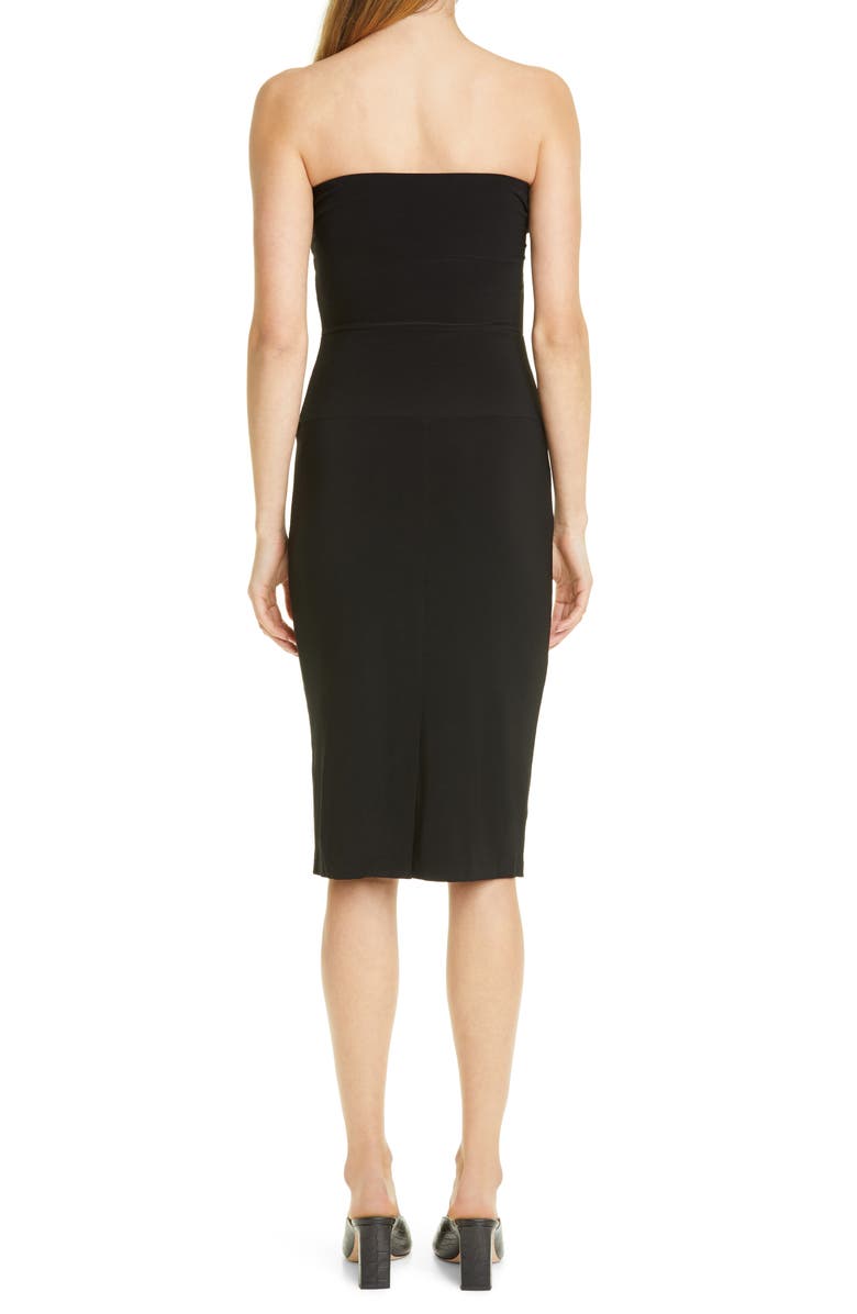 Norma Kamali Strapless Sheath Dress, Alternate, color,