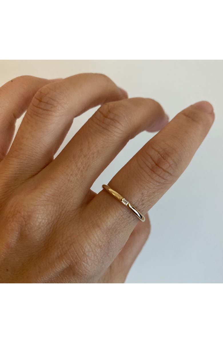 Jennie Kwon Designs Diamond Baguette Accent Ring, Alternate, color, 