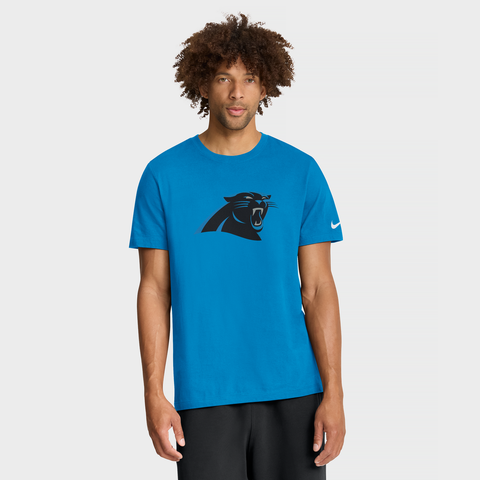 Men's Nike Blue Carolina Panthers Essential Logo T-Shirt