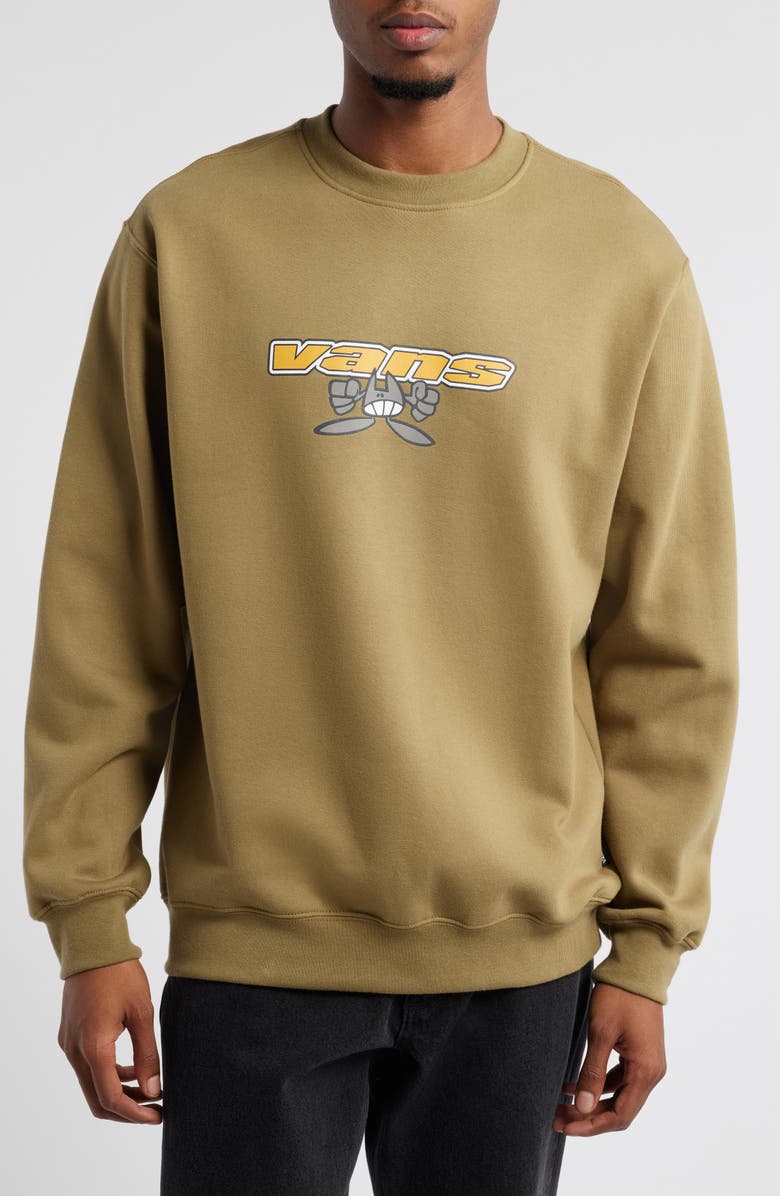 Vans Sakomo Loose Fit Crewneck Sweatshirt, Main, color, 