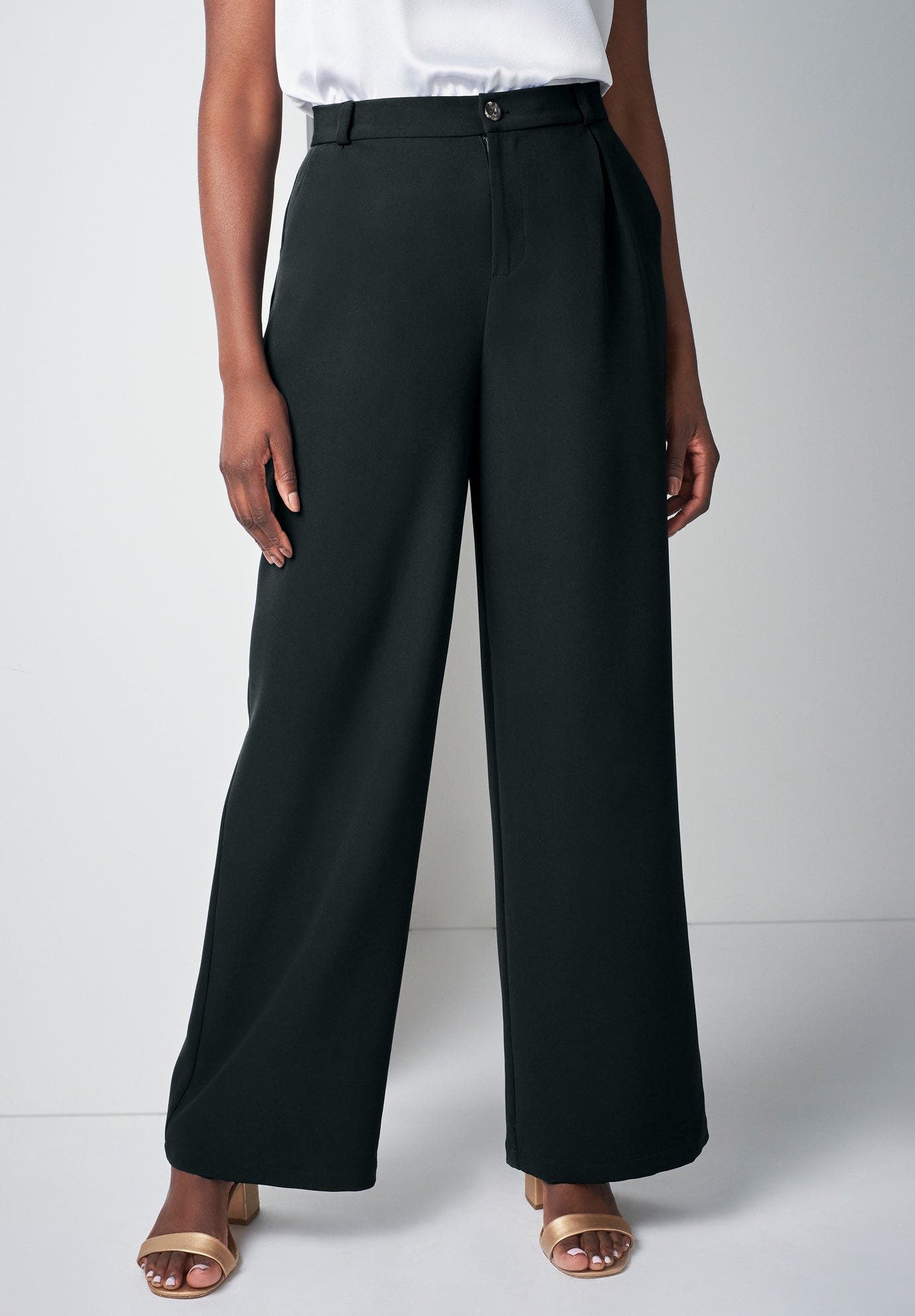 Bi-Stretch Wide Leg Pant - image 2