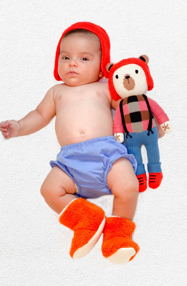 Cuddoll Bernard Bear 20" Hand-Knit Stuffed Animal, Alternate, color, 