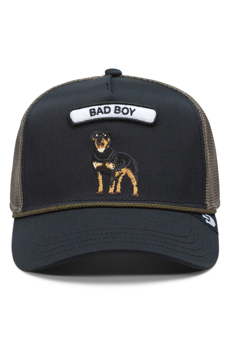 Goorin Bros. Bad Boy Embroidered Trucker Hat, Alternate, color,
