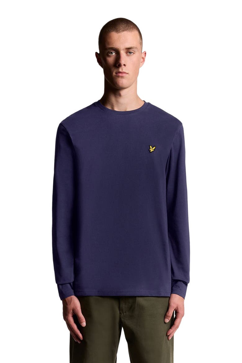 Plain Long Sleeve T-Shirt, Alternate, color, Navy