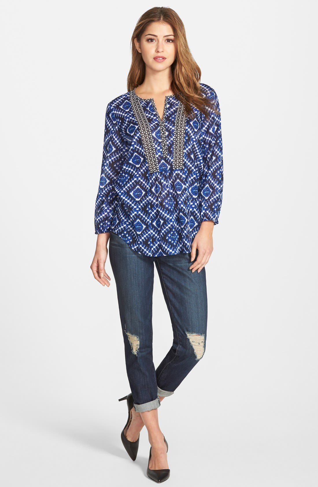 Sam Edelman 'Onyx' Half d'Orsay Pointy Toe Pump, Alternate, color, 