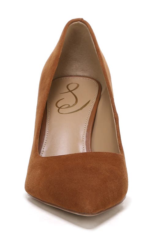 Sam Edelman Vienna Womens Comfort Insole Pointed Toe Pumps In Brown