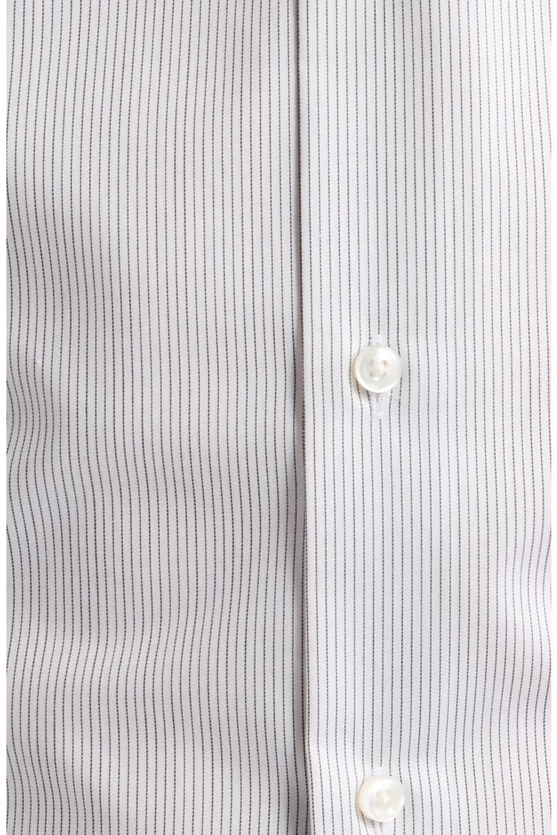 Hank Trim Fit Cotton Button Shirt, Alternate, color, BLACK