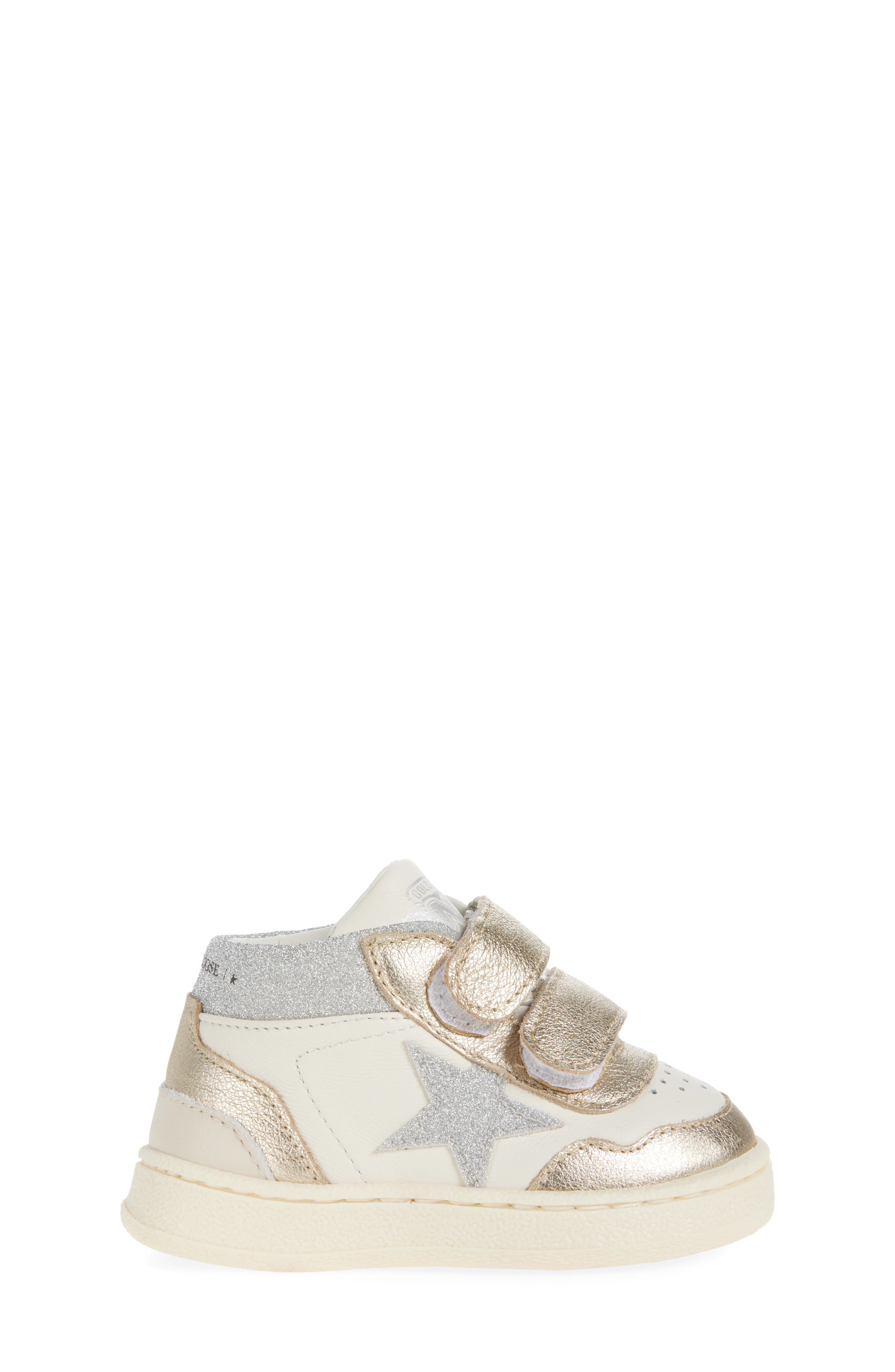 Golden Goose Kids' June Basket Mid Top Sneaker, Alternate, color, 