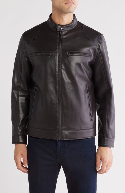 Brisban Faux Leather Jacket