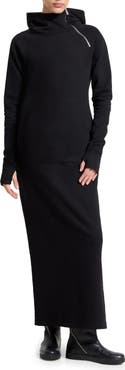 Marcella Tompkins Long Sleeve Hoodie Maxi Dress