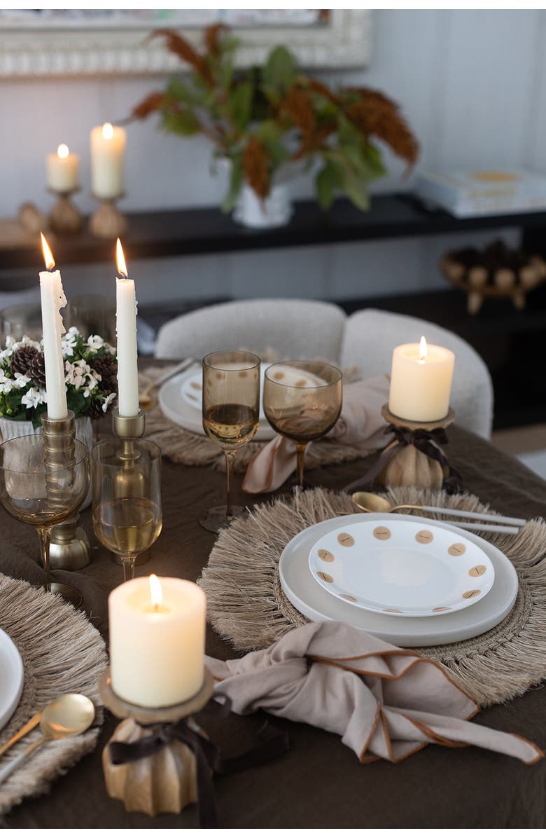 House of Revelry Sunset Strip Salad Plate Set, Alternate, color, White