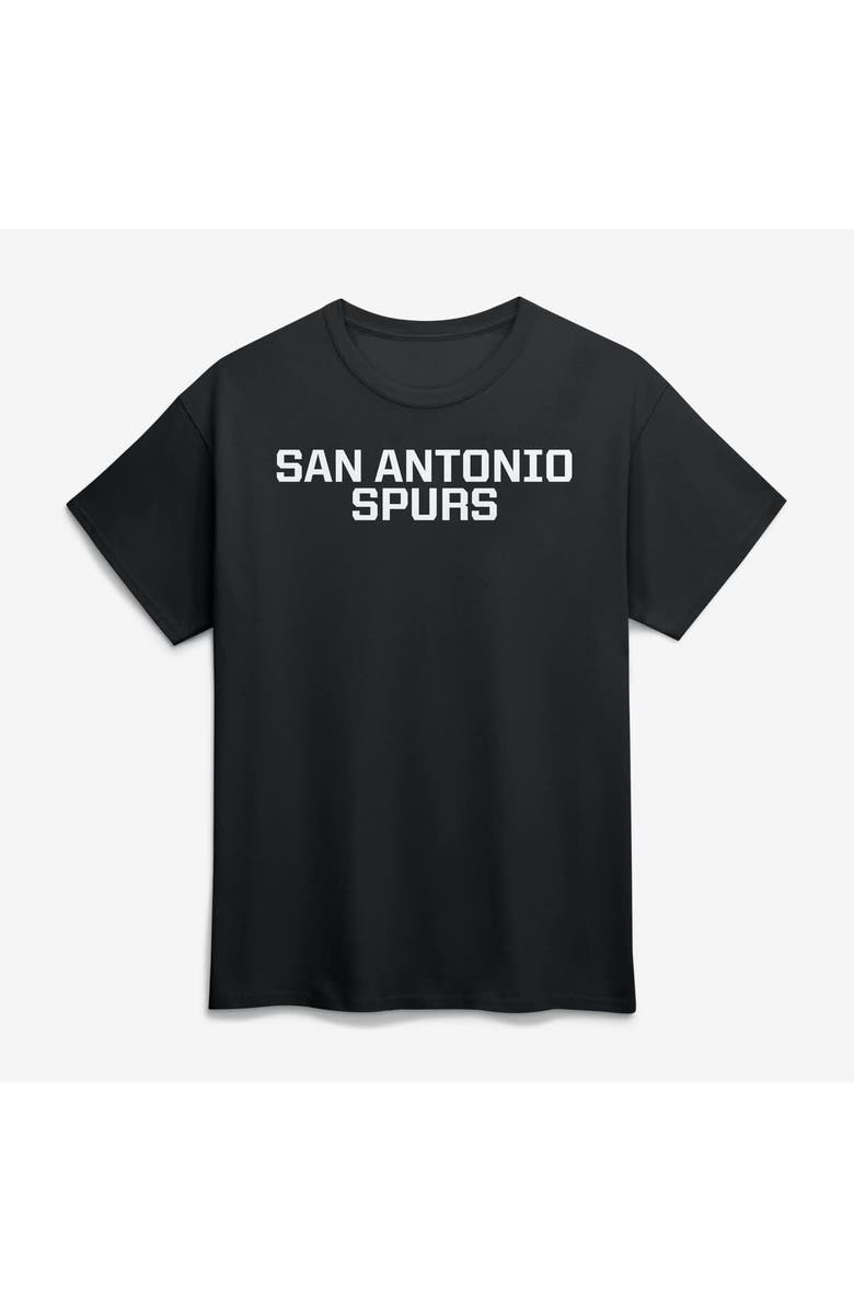 Logo Athletic Men's Logo Athletic Black San Antonio Spurs Wordmark T-Shirt, Main, color, Black