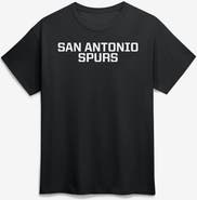 Logo Athletic Men's Logo Athletic Black San Antonio Spurs Wordmark T-Shirt