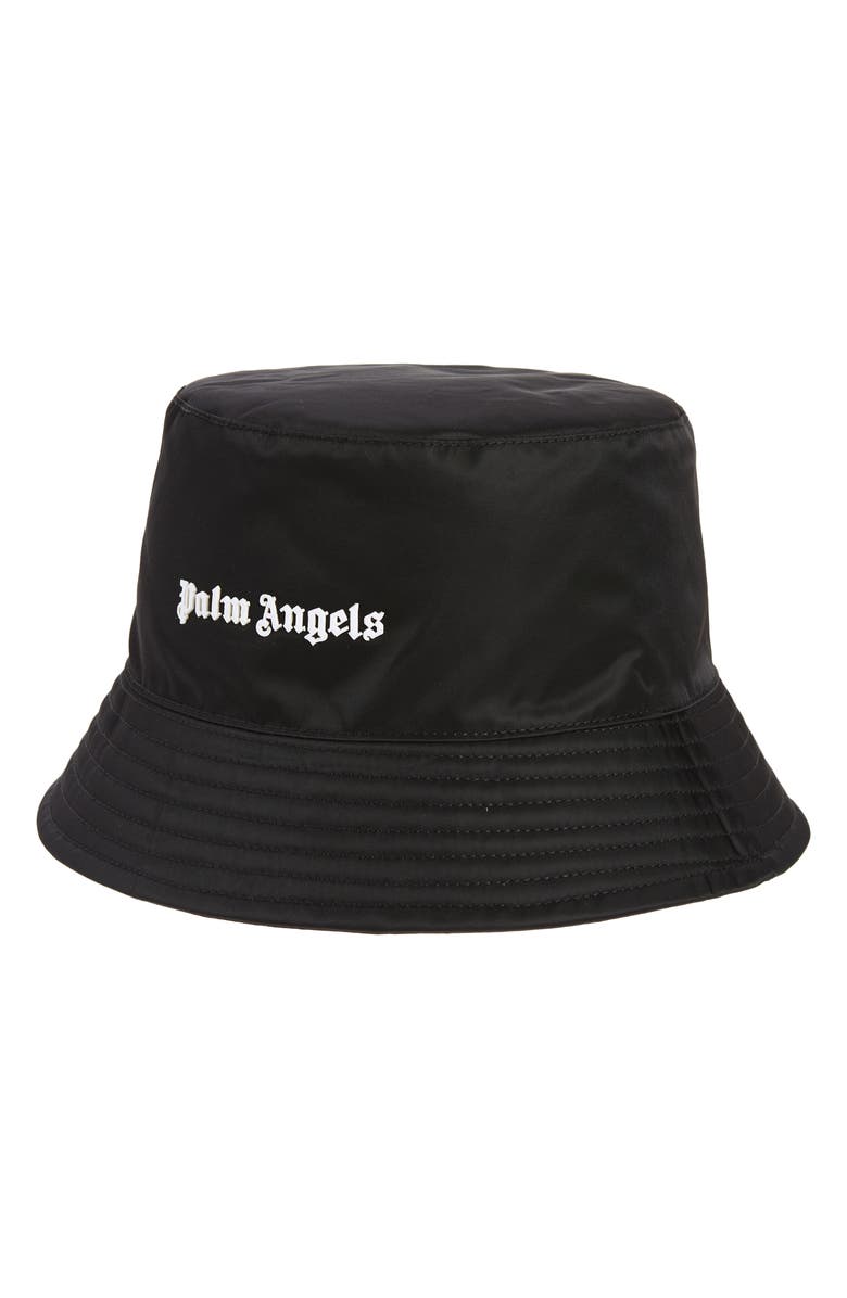 Palm Angels Classic Logo Bucket Hat, Main, color,