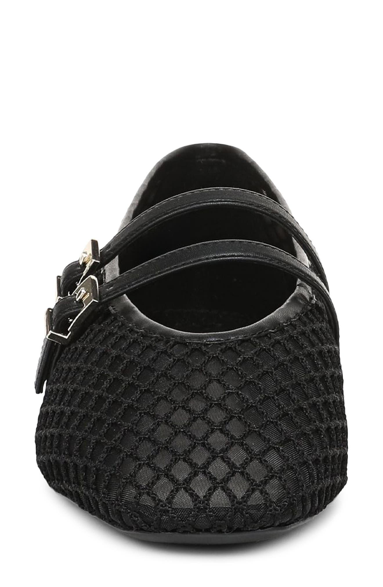 Cayla Flat, Alternate, color, BLACK