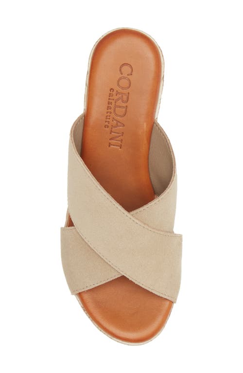 Cordani Braylin Espadrille Wedge Sandal In Brown