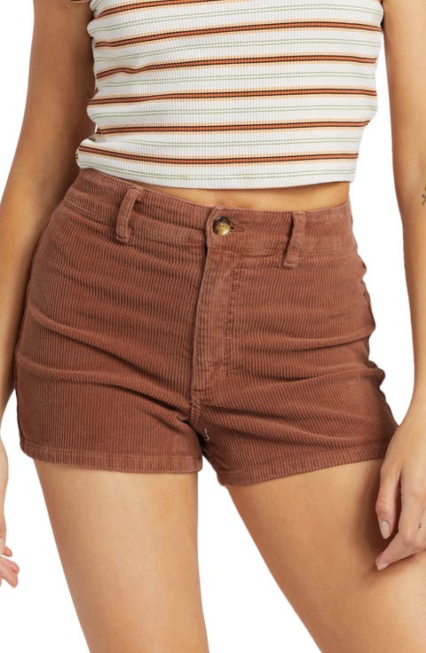 Free Fall Stretch Cotton Corduroy Shorts