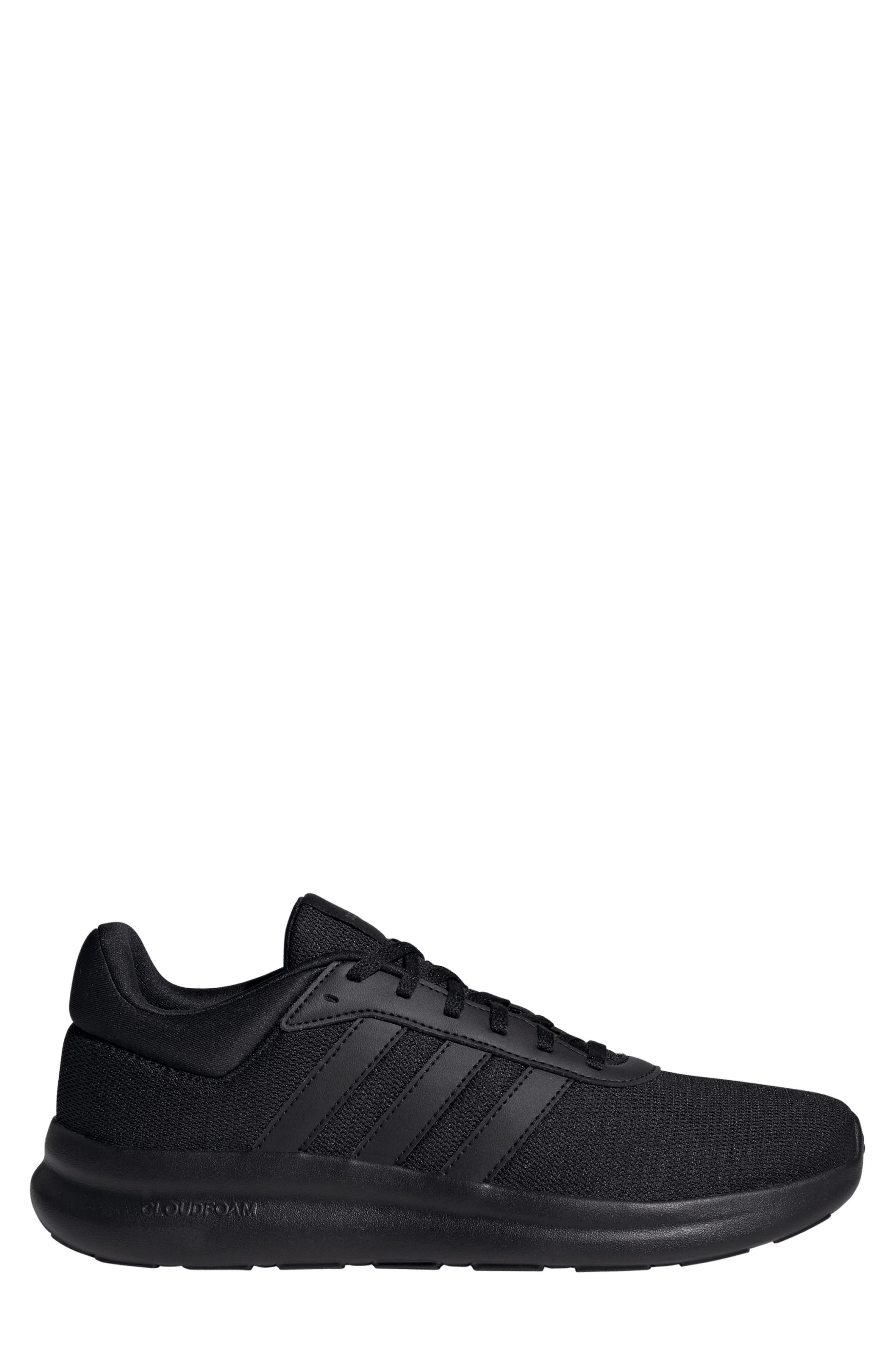 Lite Racer 4.0 Sneaker, Alternate, color, BLACK/ BLACK/ GREY