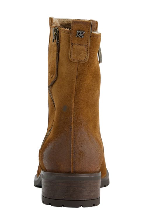 Paul Green Cheyenne Faux Fur Lined Bootie In Animal Print