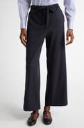 Max Mara Argenta Drawstring Virgin Wool Ankle Pants