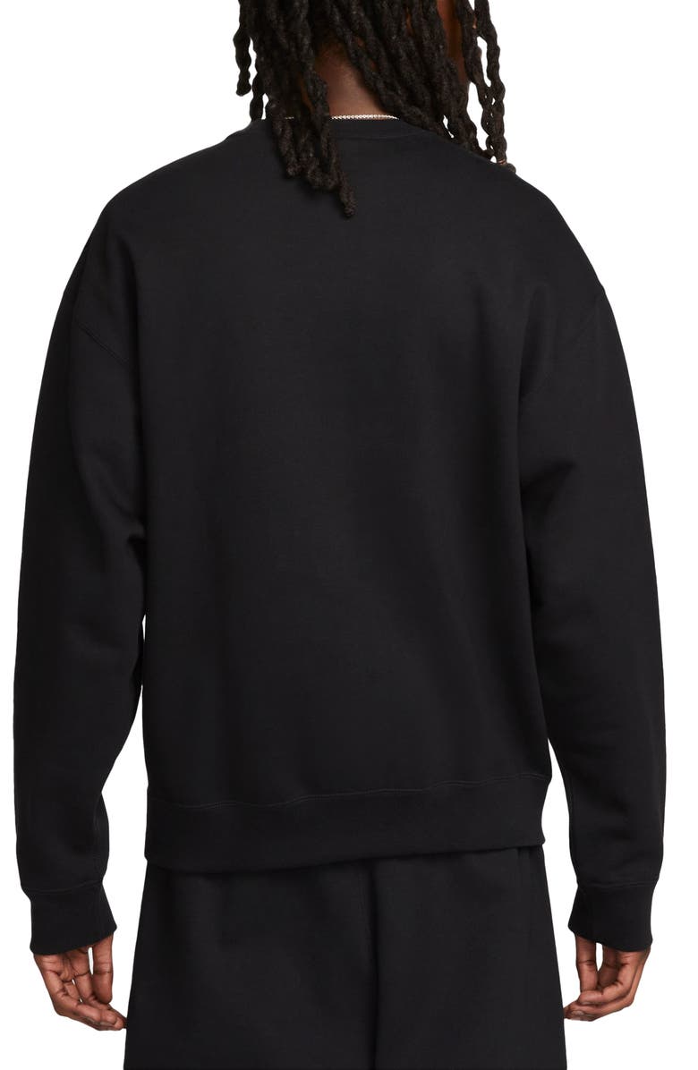 Nike Solo Swoosh Oversize Crewneck Sweatshirt, Alternate, color,