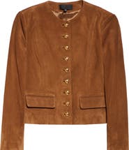 Nili Lotan Nanon Suede Jacket