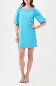 Trina Turk Symphone Puff Sleeve Shift Dress