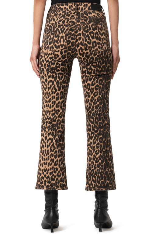 Mavi Jeans Anika Leopard Crop Flare Jeans