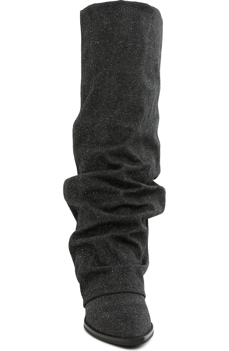 LONDON RAG Capella Ruched Boot, Alternate, color, Black