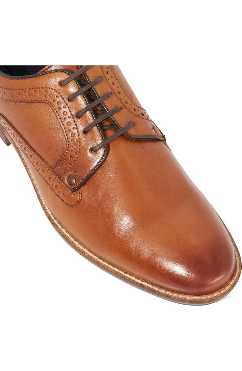 Dune London Bennett II Plain Toe Derby, Alternate, color, Tan