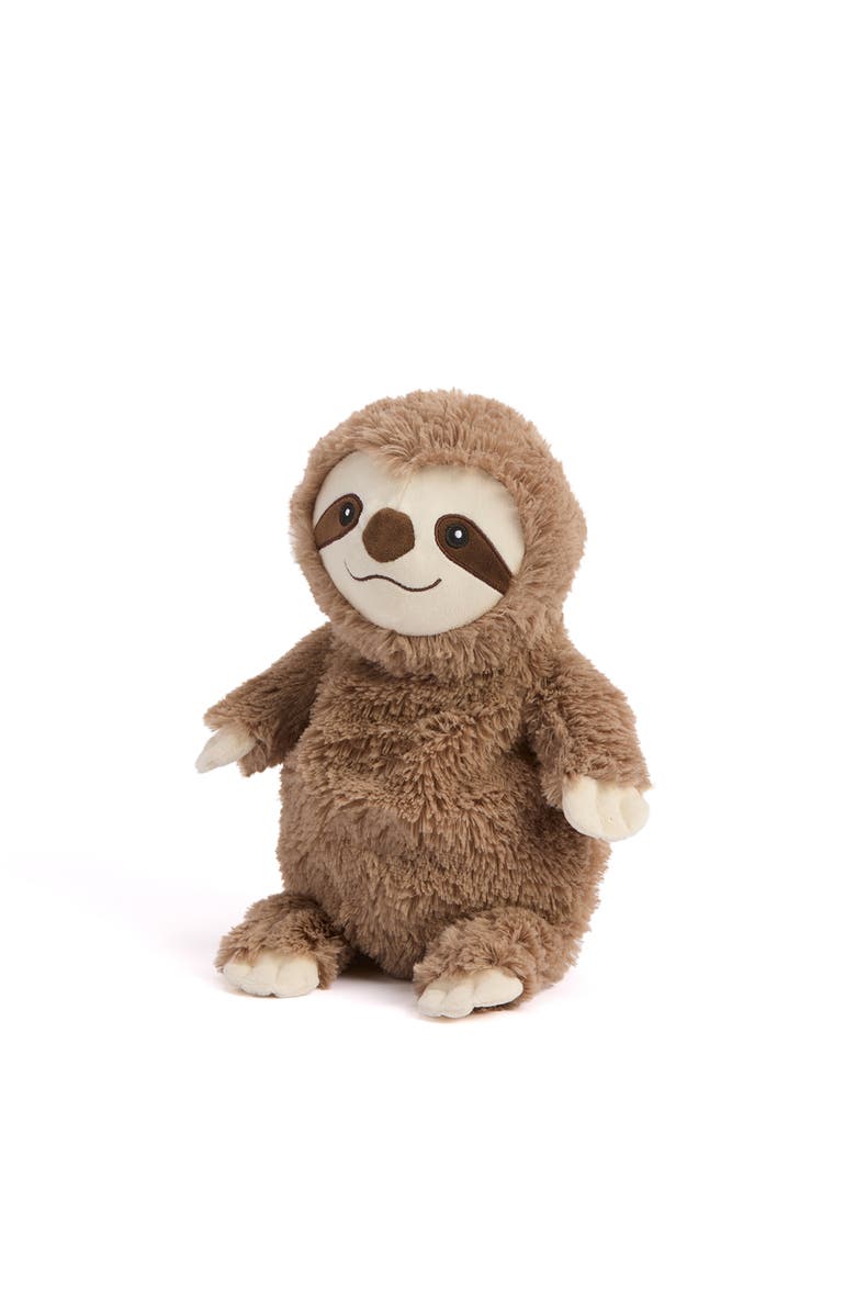 Warmies Sloth Pet Toy Warmies, Main, color, Medium Brown
