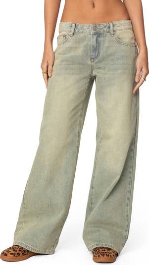 Ace Low Rise Wide Leg Jeans