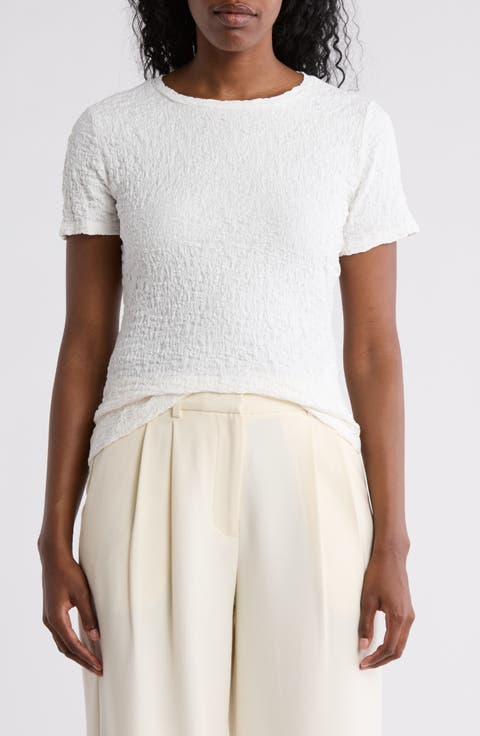 Puckered Short Sleeve T-Shirt