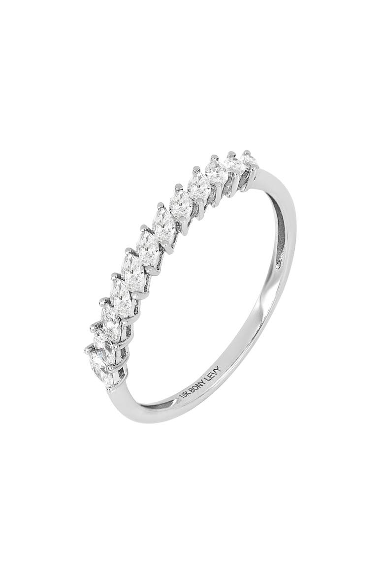 Liora Diamond Cluster Ring (Nordstrom Exclusive), Main, color, 18K WHITE GOLD