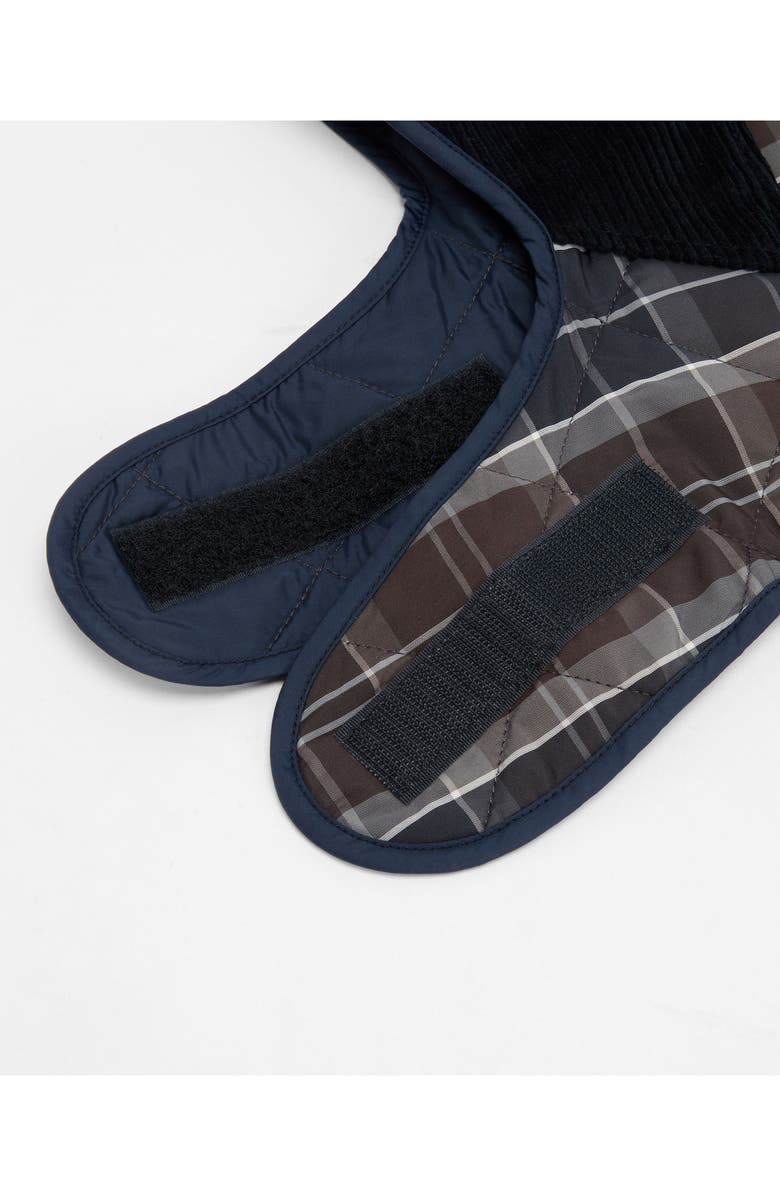 Barbour Quilted Tartan Dog Coat, Alternate, color, Midnight Oak