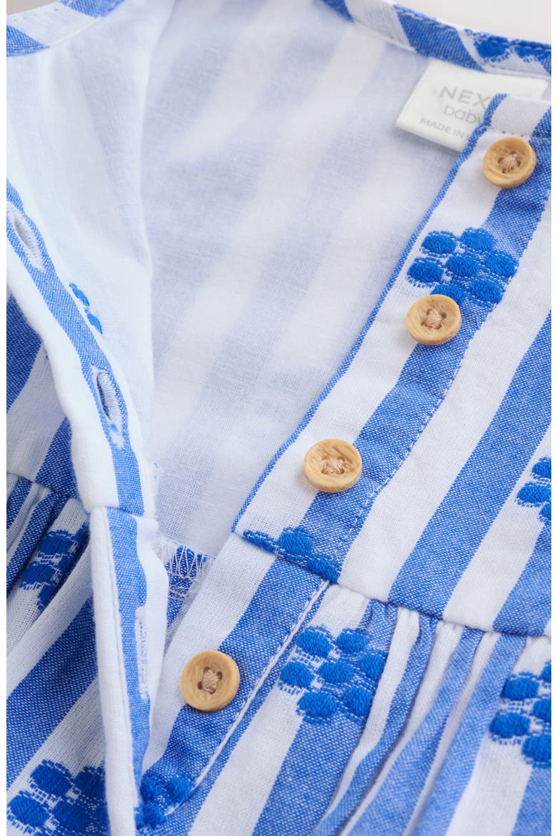 Kids' Stripe Frill Sundress, Alternate, color, BLUE