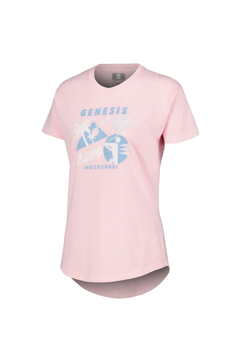 Women's Ahead Pink Genesis Invitational Aurora T-Shirt, Alternate, color, Pink