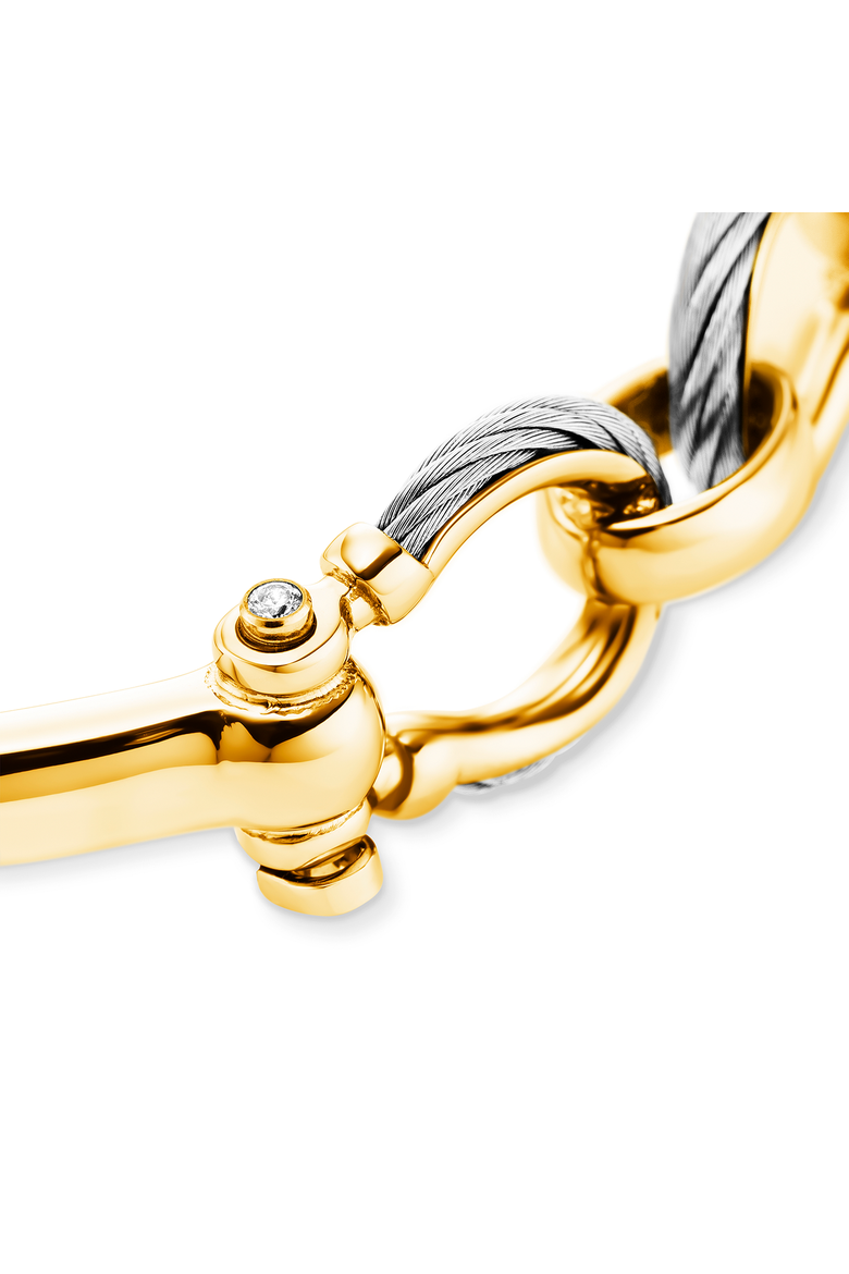 St. Tropez Mariner Bracelet, Alternate, color, Yellow gold PVD