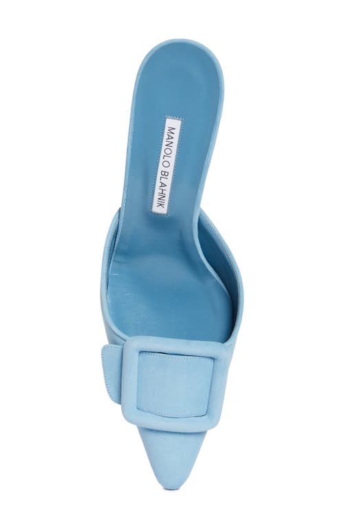 MANOLO BLAHNIK MANOLO BLAHNIK MAYSALE BUCKLE POINTED TOE MULE